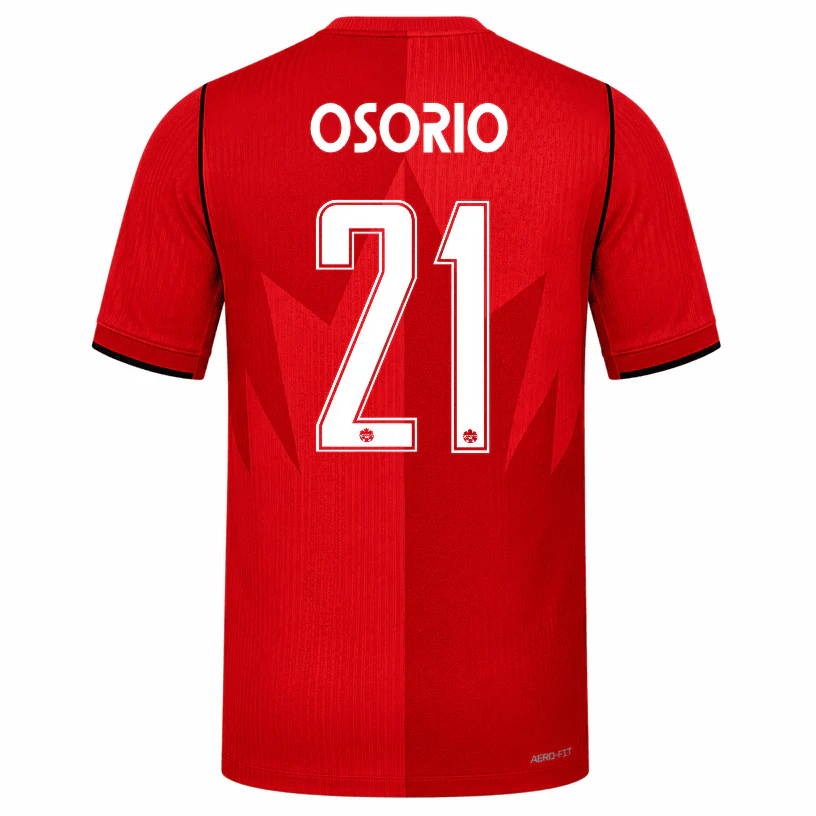 Nike Men’s Canada Osorio Match Authentic Home Jersey 2026 (Red)