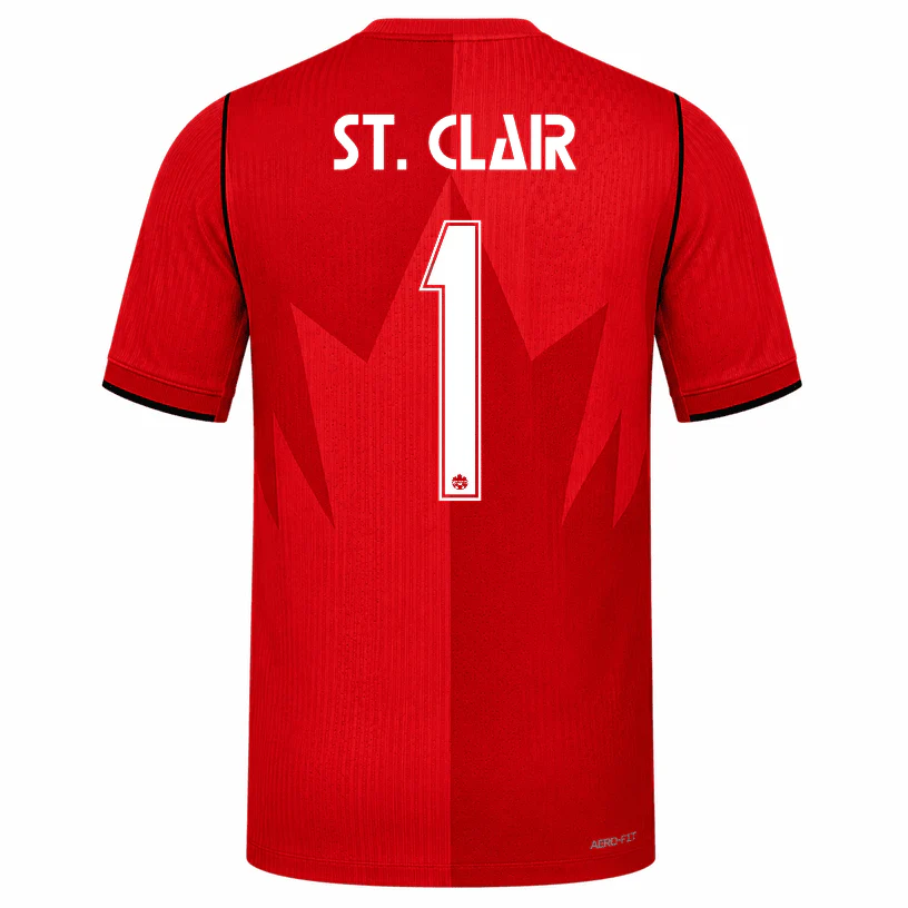 Nike Men’s Canada St. Clair Match Authentic Home Jersey 2026 (Red)