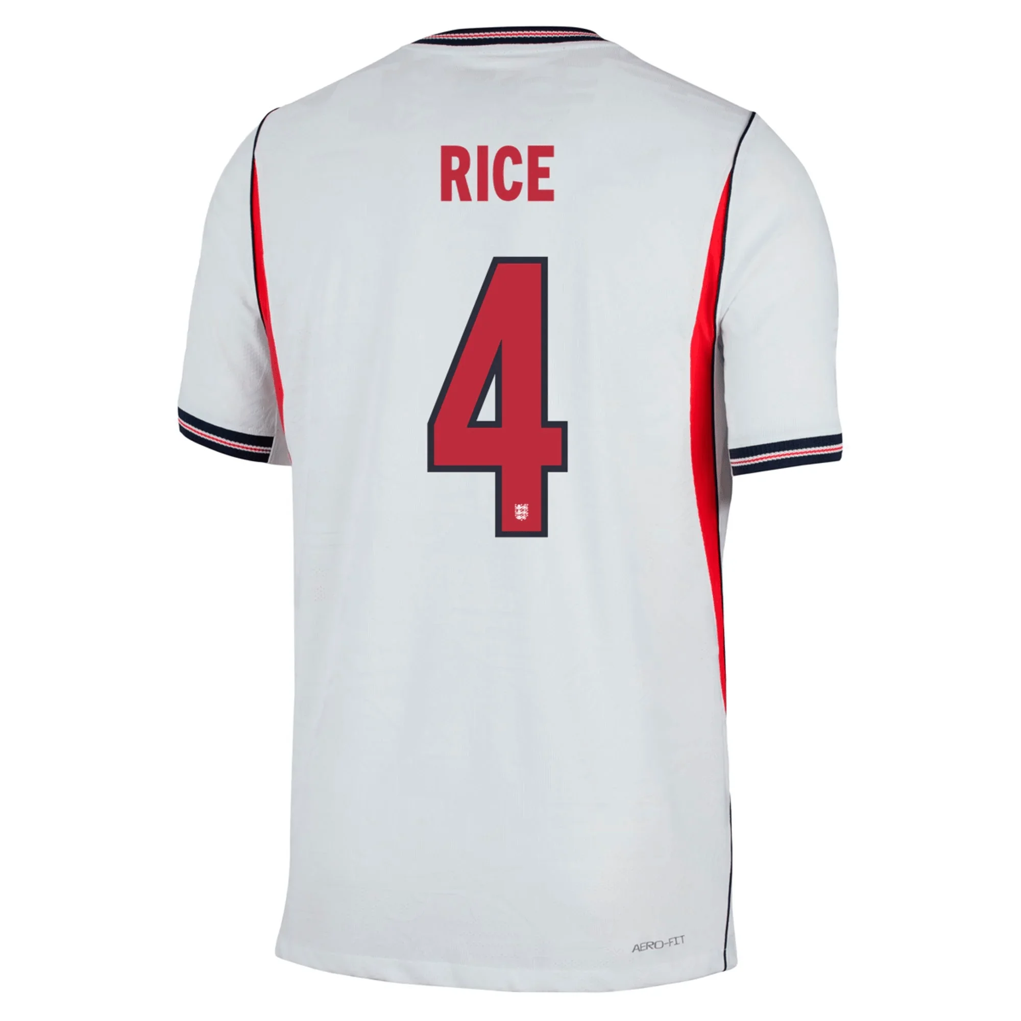 Nike Men’s England Match Authentic Declan Rice Home Jersey 2026 (White)