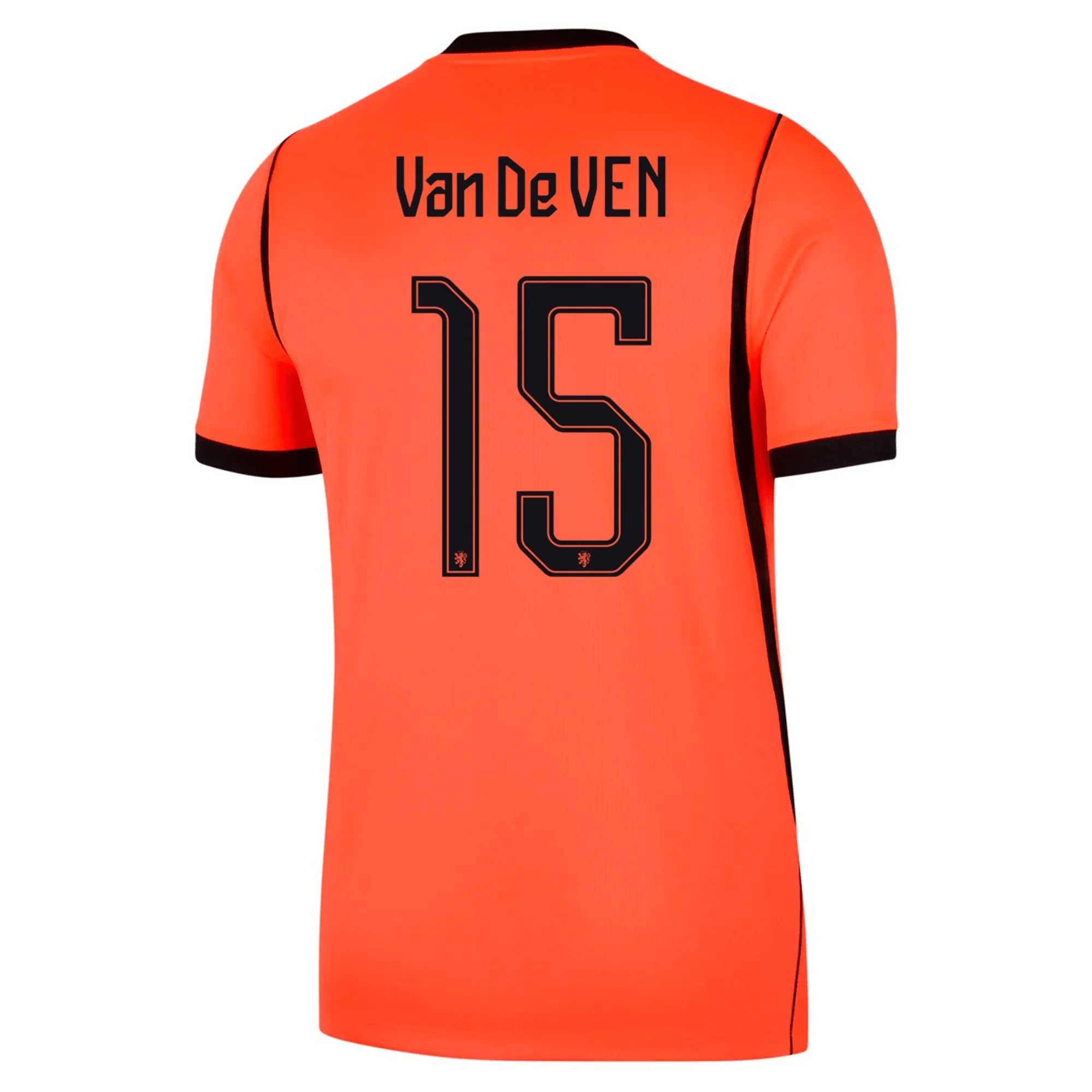 Nike Netherlands Micky van de Ven Home Jersey 2026 (Hyper Crimson/Black)