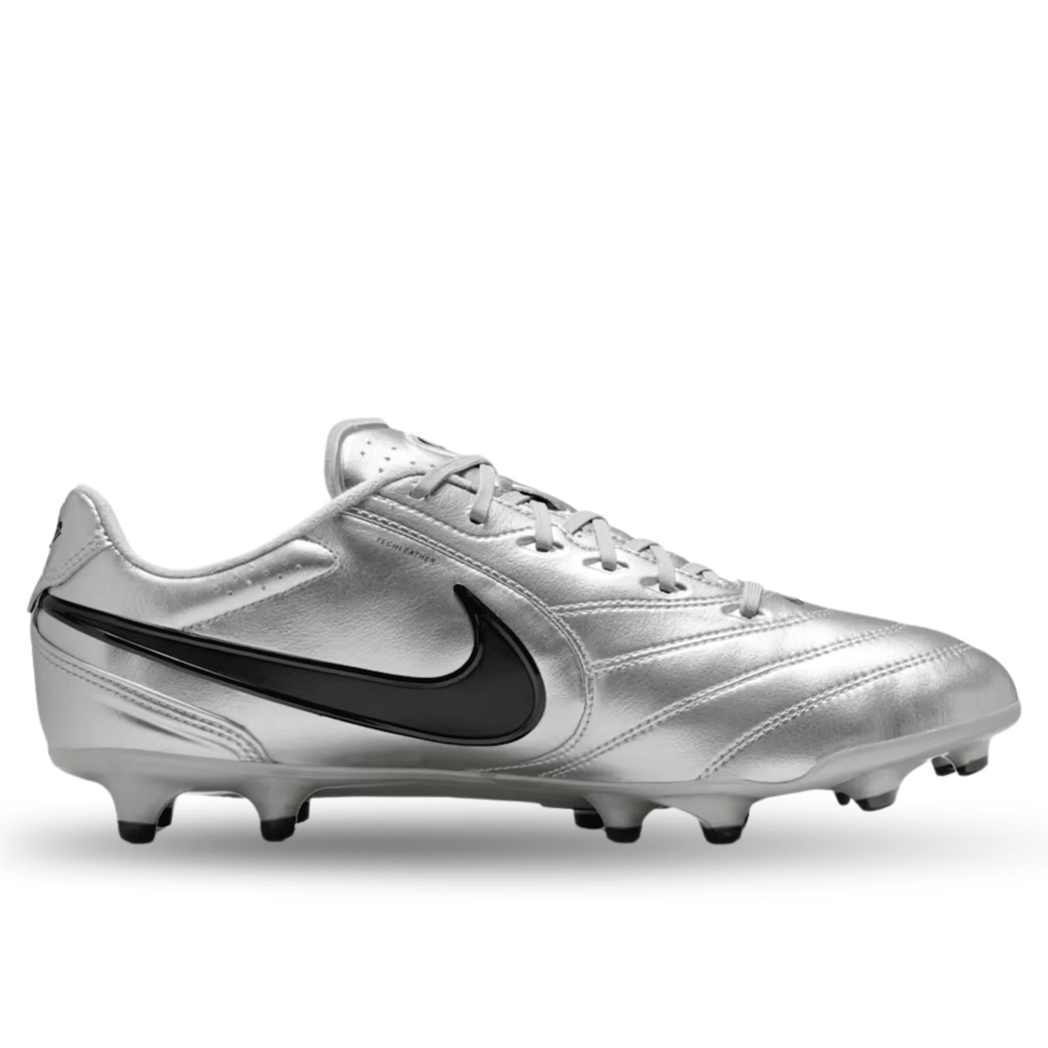 Nike Tiempo Ligera Pro FG Football Boots (Metallic Silver/Black)