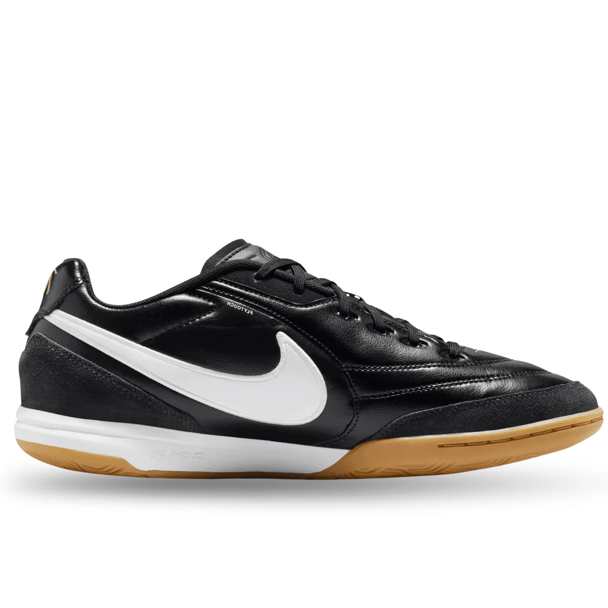 Nike Tiempo Streetgato Indoor Soccer Shoes (Black/White)