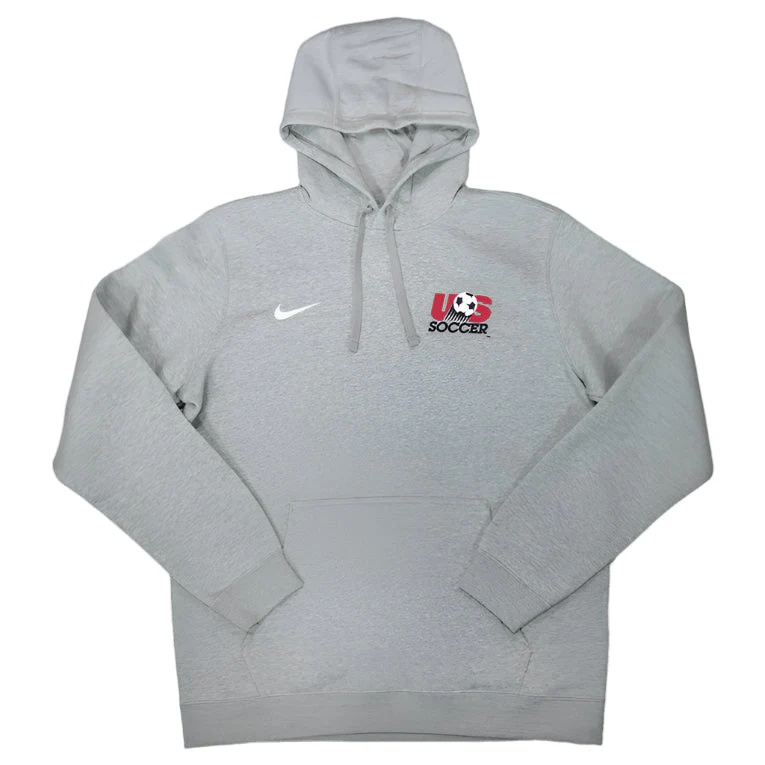 Nike United States Retro 94′ Badge Logo Club Fleece Hoodie (Grey)