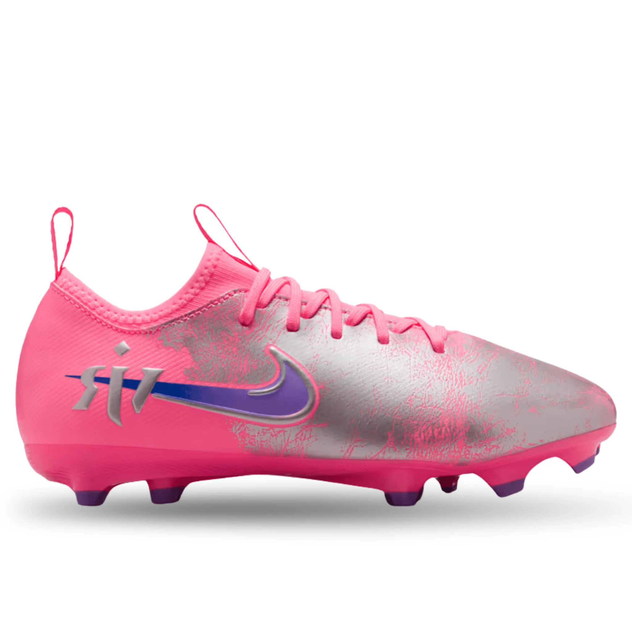 Nike Youth Jr Zoom Vapor 16 Academy VJR FG/MG Soccer Cleats (Sunset Pulse/Old Royal)