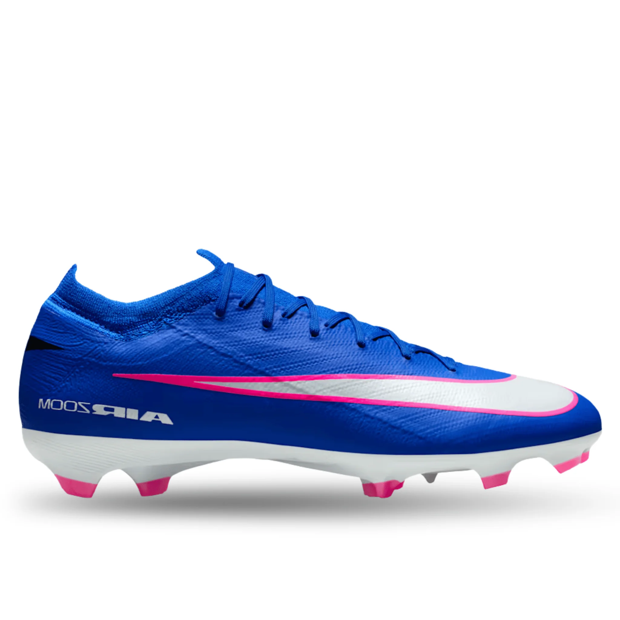 Nike Zoom Vapor 16 Pro Firm Ground Soccer Cleats (Racer Blue/White)