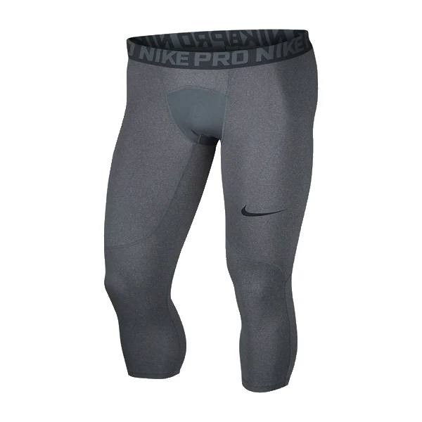 Nike Men’s Pro Training 3/4 Compression Tights (Carbon Heather)