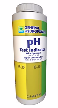 General Hydroponics® pH Test Indicator – 8oz