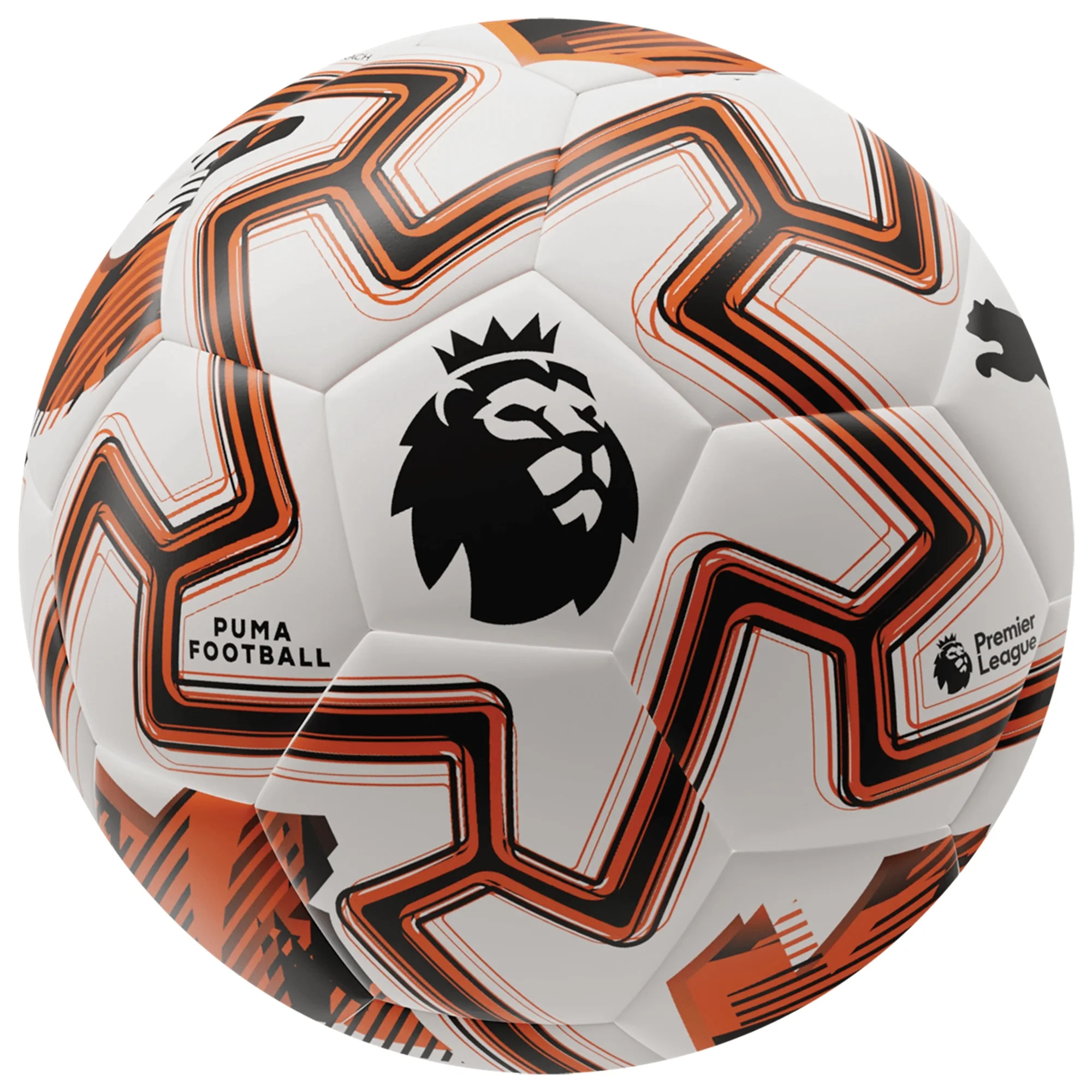 Puma Premier League Orbita Match Brilliance Ball 25/26 (White/Heat Fire/Black)