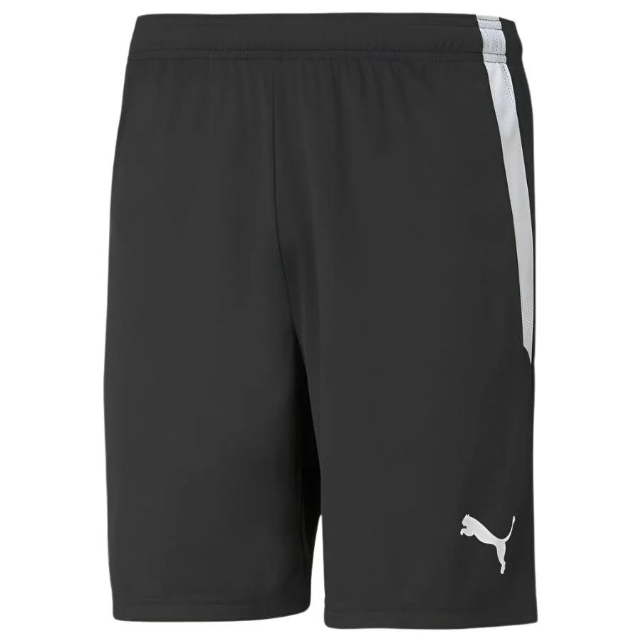 Puma teamLIGA Soccer Shorts (Black/White)