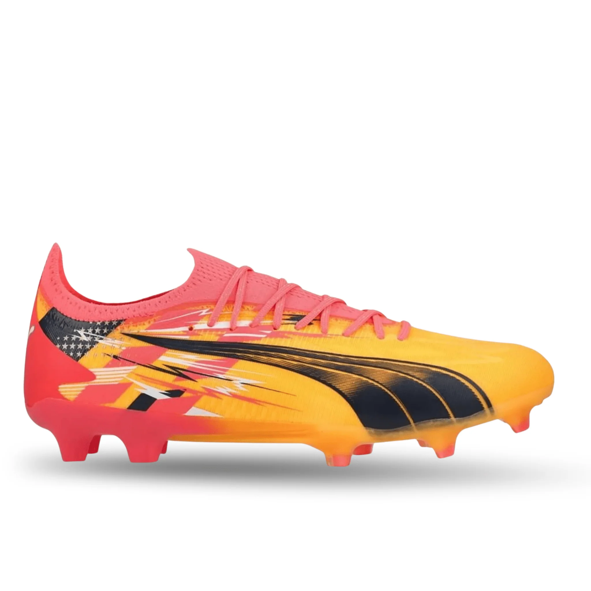 Puma Ultra Ultimate Christian Pulisic FG/AG Soccer Cleats (Sun Stream/Puma Navy)