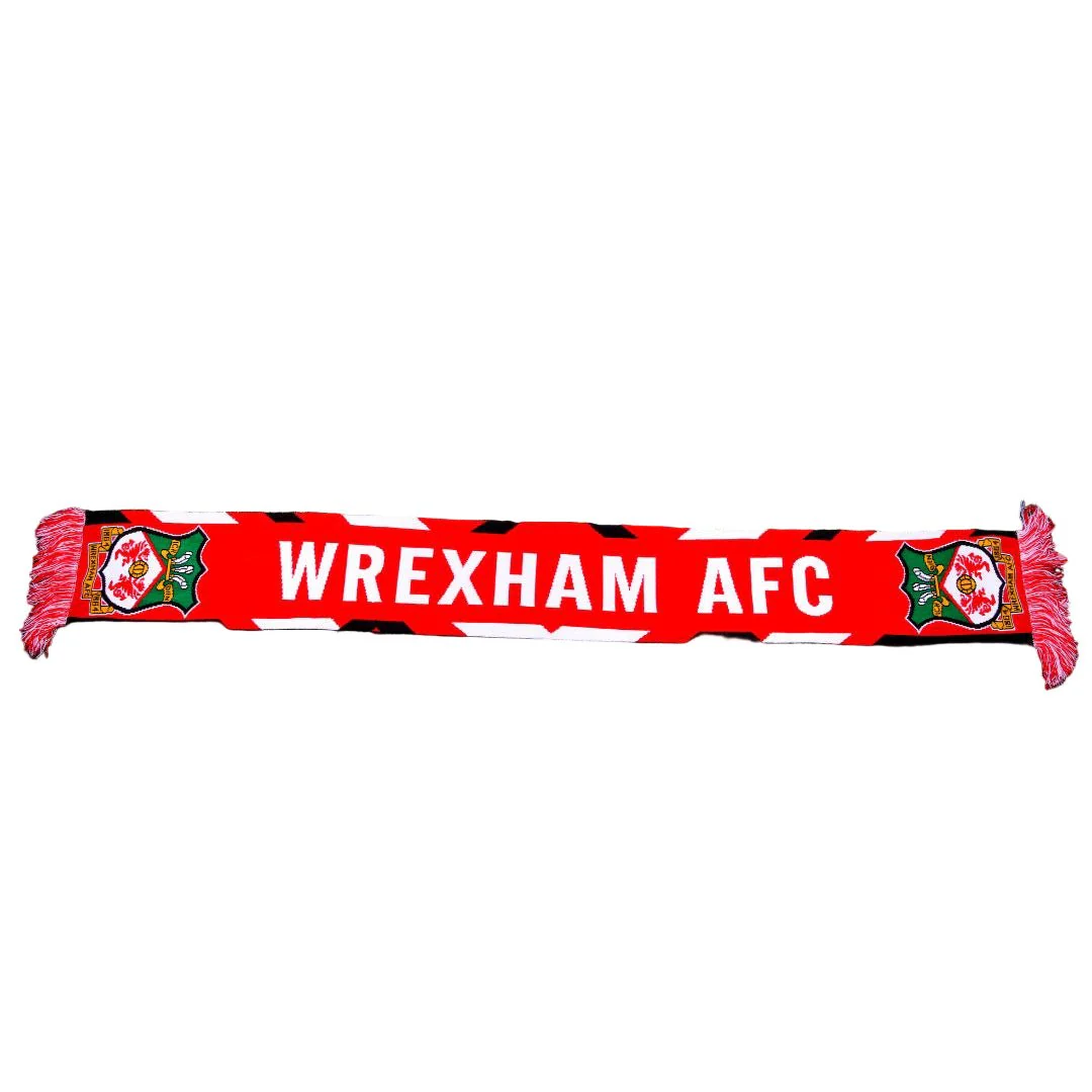 Ruffneck Wrexham AFC Soccer Scarf (Red/Black)