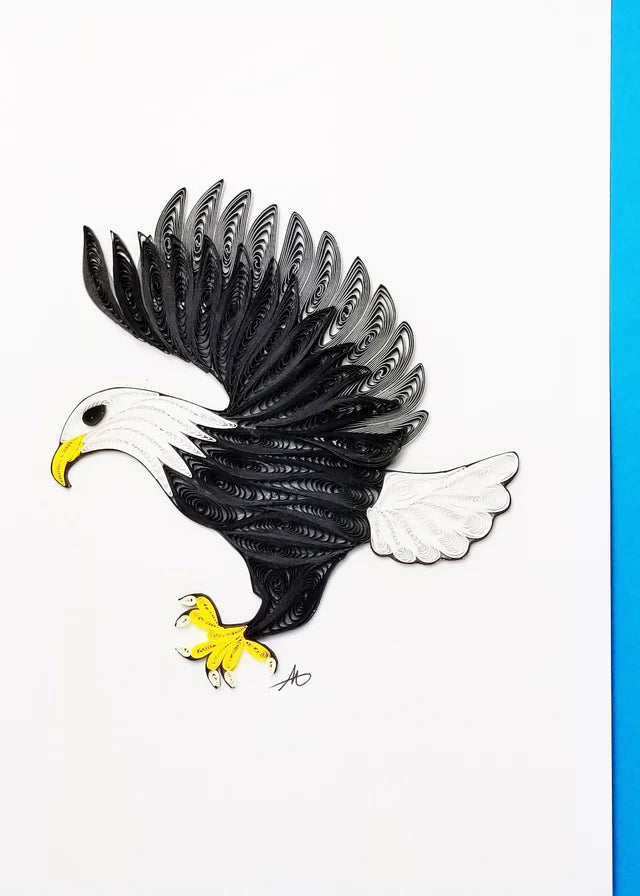 Eagle Card by Iconic Quilling