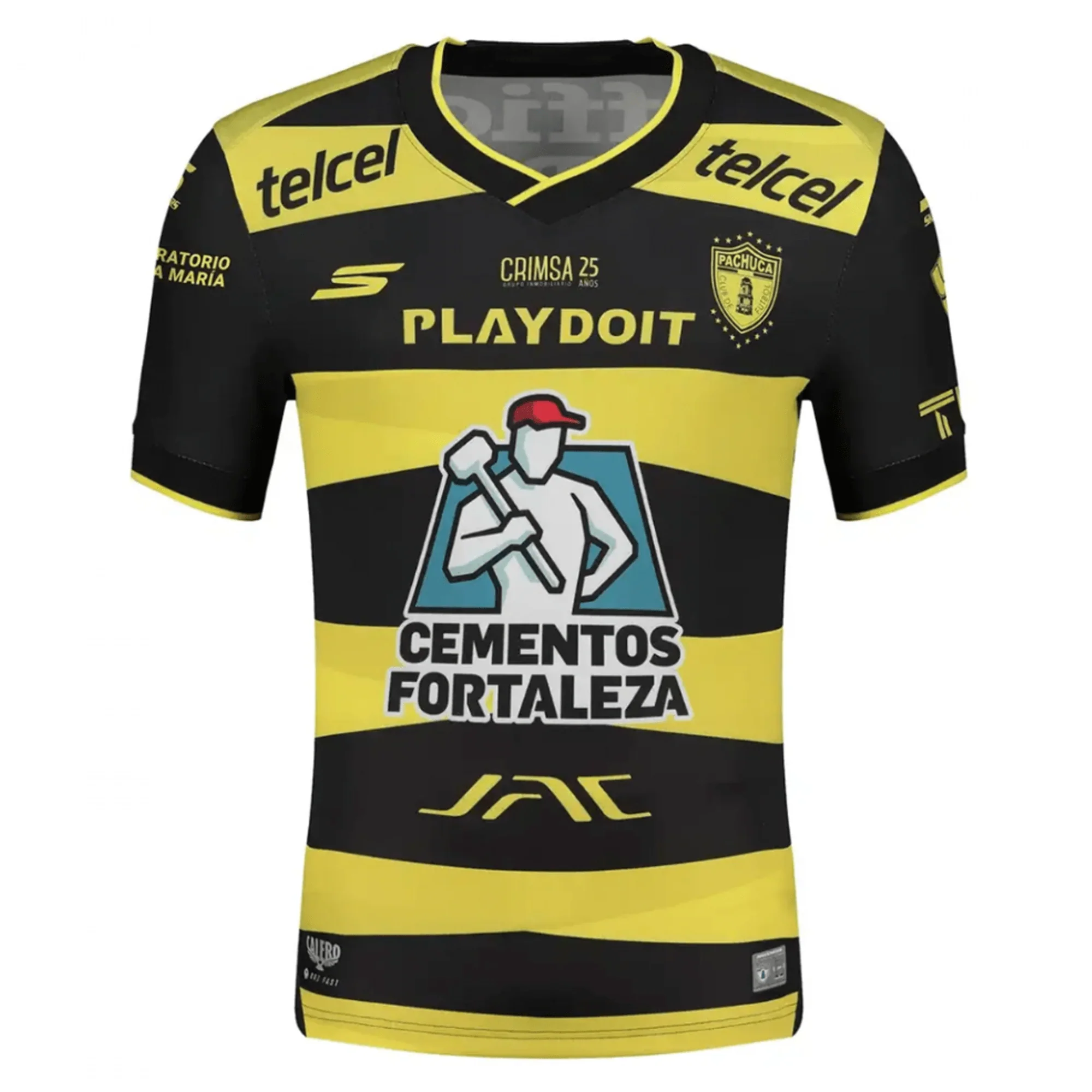 Skechers Men’s Pachuca Third Jersey 25/26 (Black/Yellow)